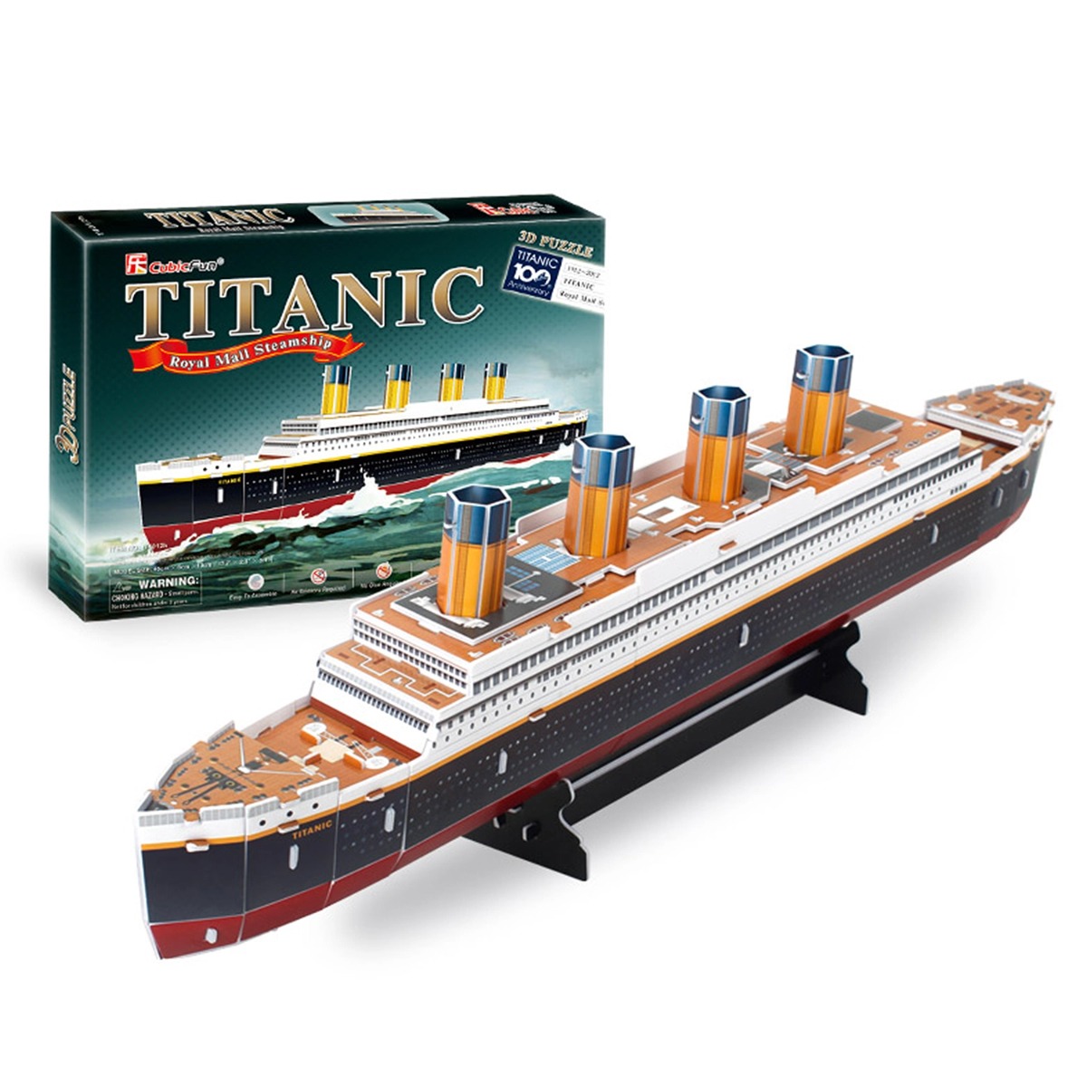 Puzzle 3D Cubic Fun Titanic - poza 1