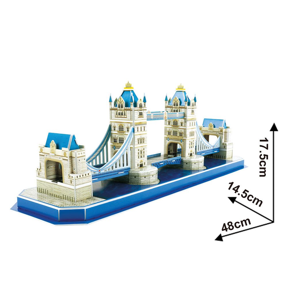 Puzzle 3D Cubic Fun Tower Bridge - poza 3