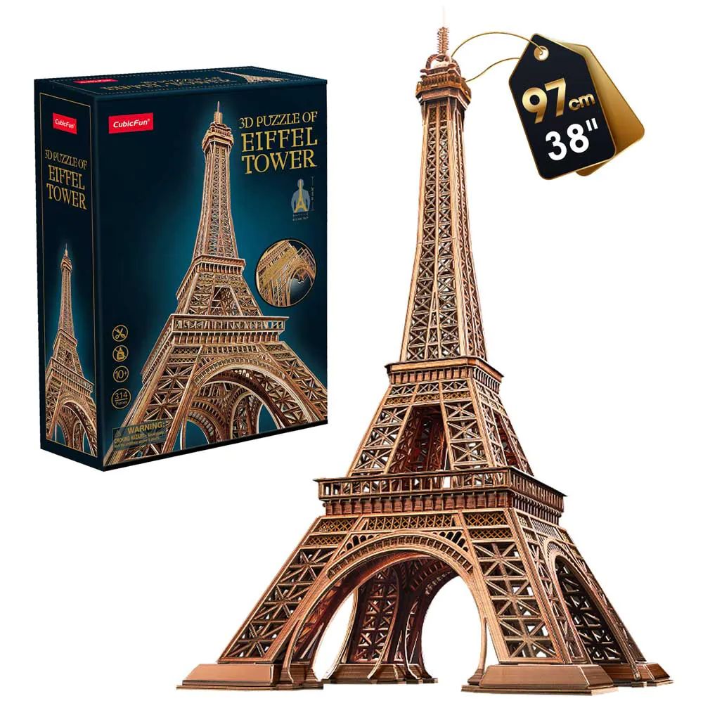 Puzzle 3D Cubic Fun Turnul Eiffel 31 piese 97 cm - poza 1