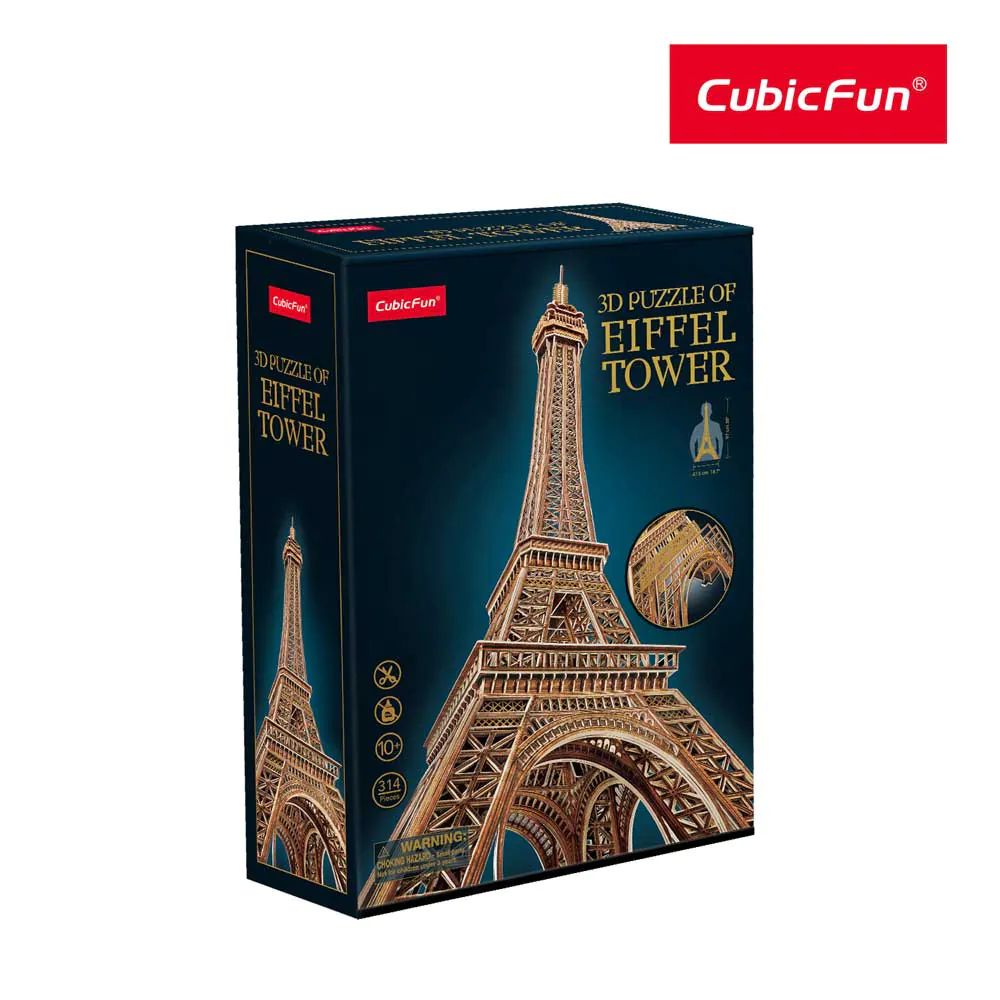 Puzzle 3D Cubic Fun Turnul Eiffel 31 piese 97 cm - poza 3