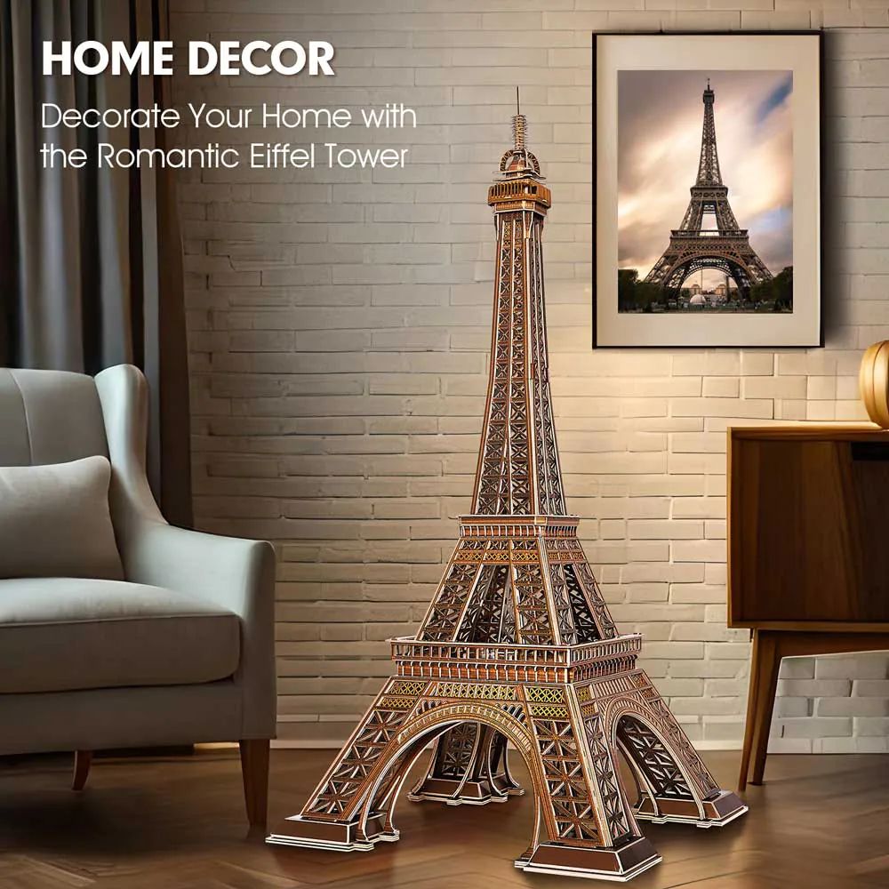 Puzzle 3D Cubic Fun Turnul Eiffel 31 piese 97 cm - poza 5