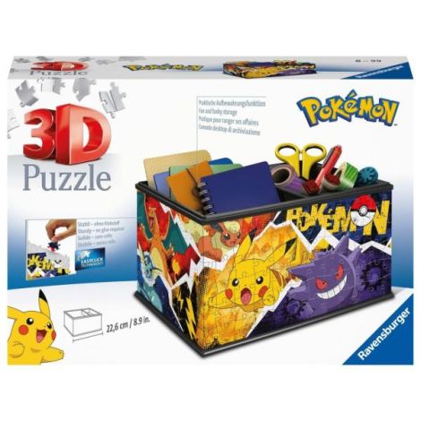Puzzle 3D cutie depozitare Pokemon 216 piese - poza 2