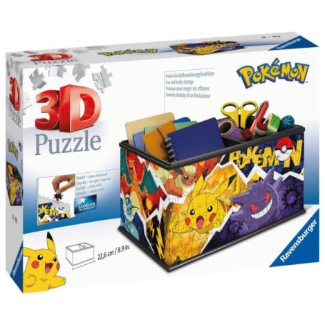 Puzzle 3D cutie depozitare Pokemon 216 piese - poza 3