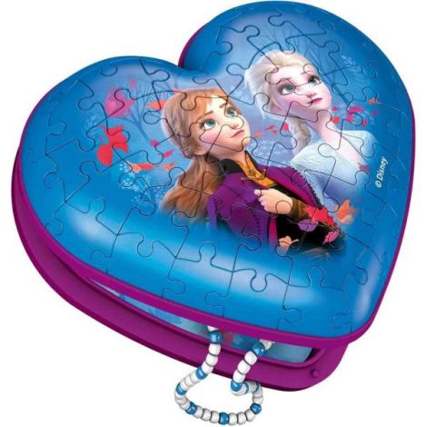 Puzzle 3D Cutie Inima Frozen, 54 Piese - poza 1