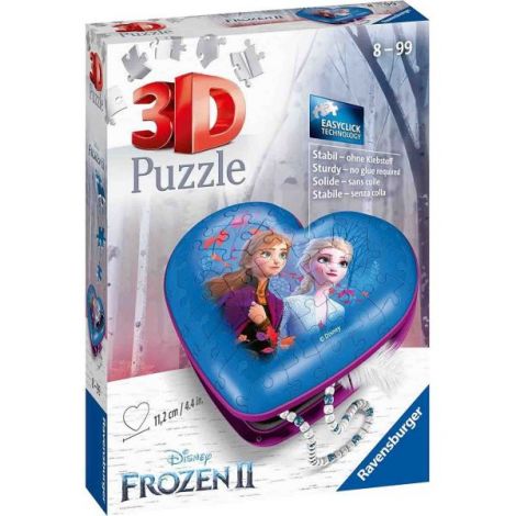 Puzzle 3D Cutie Inima Frozen, 54 Piese - poza 2