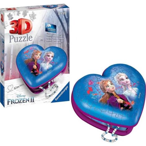 Puzzle 3D Cutie Inima Frozen, 54 Piese - poza 3