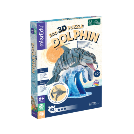 Puzzle 3D ECO - Delfin cu bot gros (deluxe) - poza 1