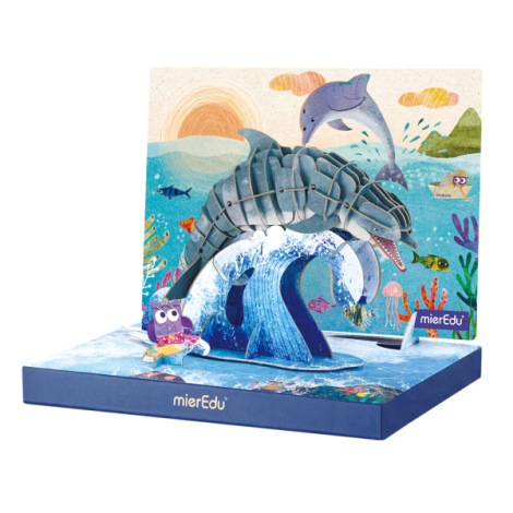 Puzzle 3D ECO - Delfin cu bot gros (deluxe) - poza 2