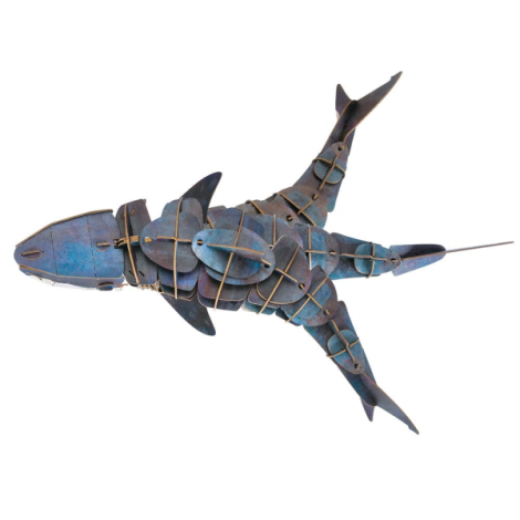 Puzzle 3D ECO - Marele Rechin Alb (deluxe) - poza 3