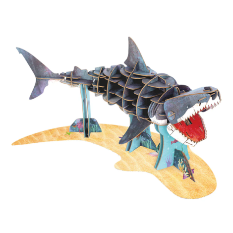 Puzzle 3D ECO - Marele Rechin Alb (deluxe) - poza 4