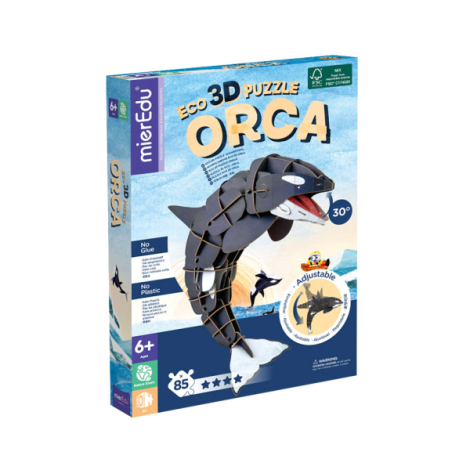 Puzzle 3D ECO - Orca (deluxe) - poza 1