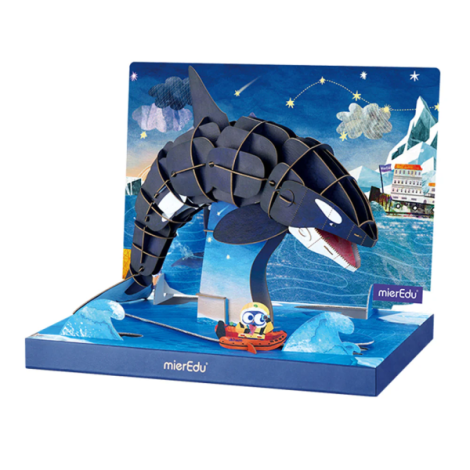 Puzzle 3D ECO - Orca (deluxe) - poza 3