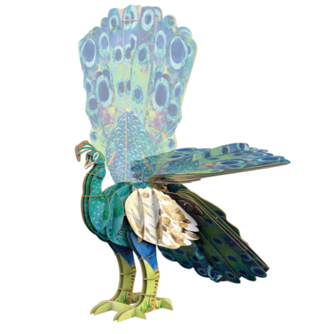 Puzzle 3D ECO - Paun (deluxe) - poza 3