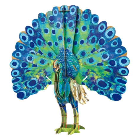 Puzzle 3D ECO - Paun (deluxe) - poza 4