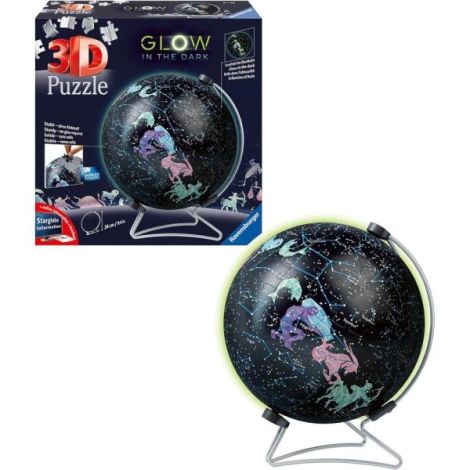 Puzzle 3D glob lumineaza in intuneric 180 piese - poza 2