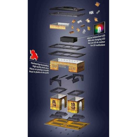 Puzzle 3D Led Arc De Triumf, 216 Piese - poza 3
