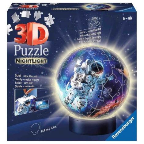 Puzzle 3D Luminos Astronaut, 72 Piese - poza 3