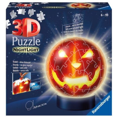 Puzzle 3D luminos Halloween 72 piese - poza 2