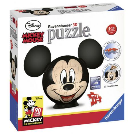Puzzle 3D Mickey Mouse, 72 Piese - poza 1