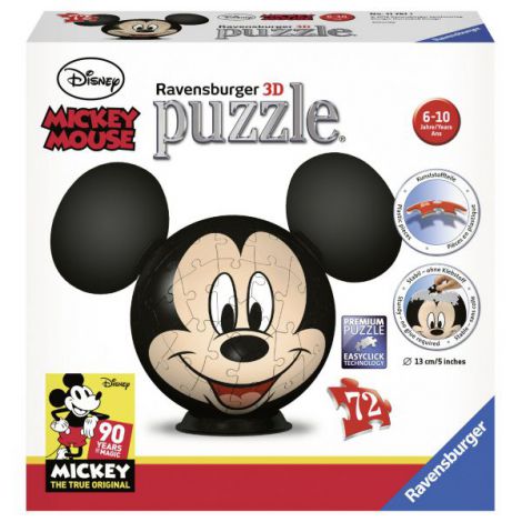 Puzzle 3D Mickey Mouse, 72 Piese - poza 2