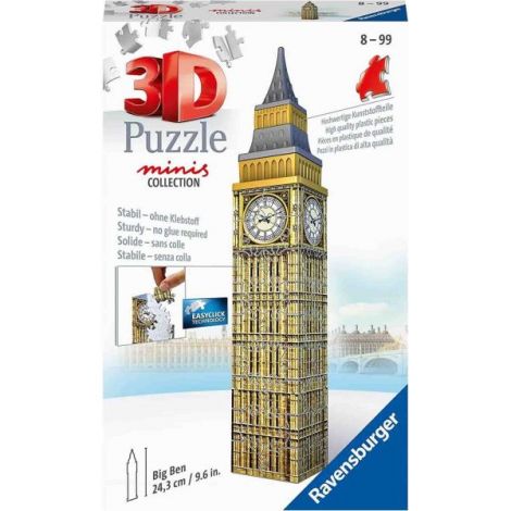 Puzzle 3D Mini Big Ben, 54 Piese - poza 2