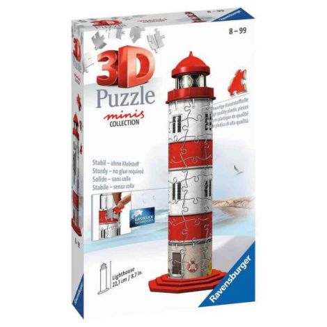 Puzzle 3D Mini Lighthouse, 54 Piese - poza 2