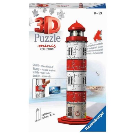 Puzzle 3D Mini Lighthouse, 54 Piese - poza 3