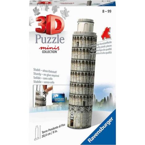 Puzzle 3D Mini Turnul Din Pisa, 54 Piese - poza 2