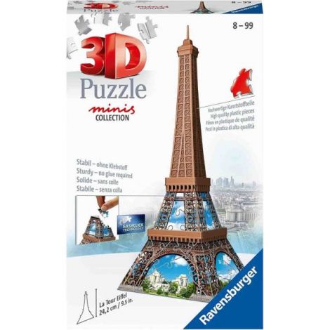 Puzzle 3D Mini Turnul Eiffel, 54 Piese - poza 2