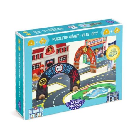 Puzzle 3D Orasul gigantic, Djeco - poza 1
