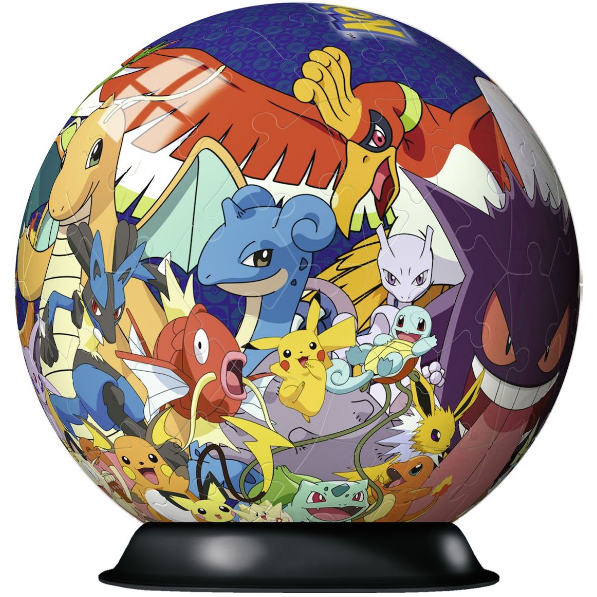 Puzzle 3D Ravensburger bila personaje Pokemon 72 piese - poza 2