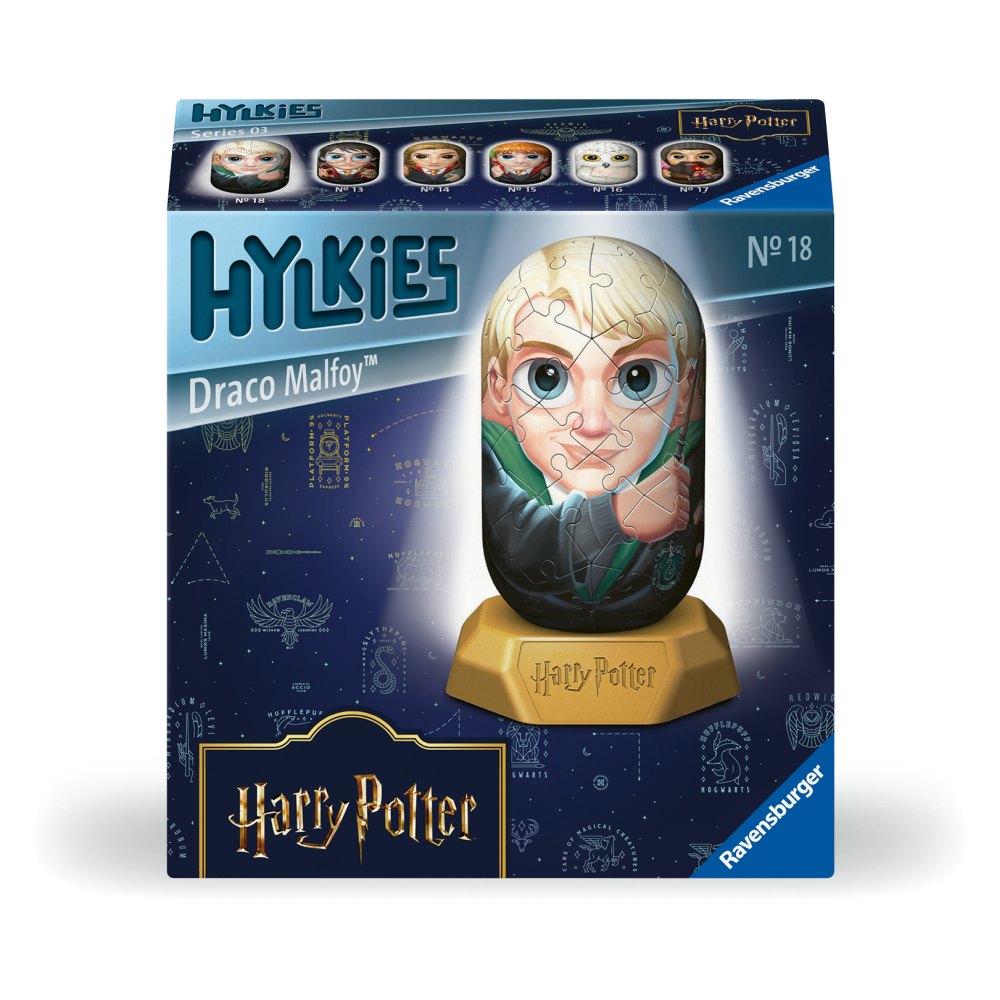 Puzzle 3D Ravensburger Hylkies Harry Potter Mini Figurina de Colectie Draco Malfoy 54 piese - poza 3