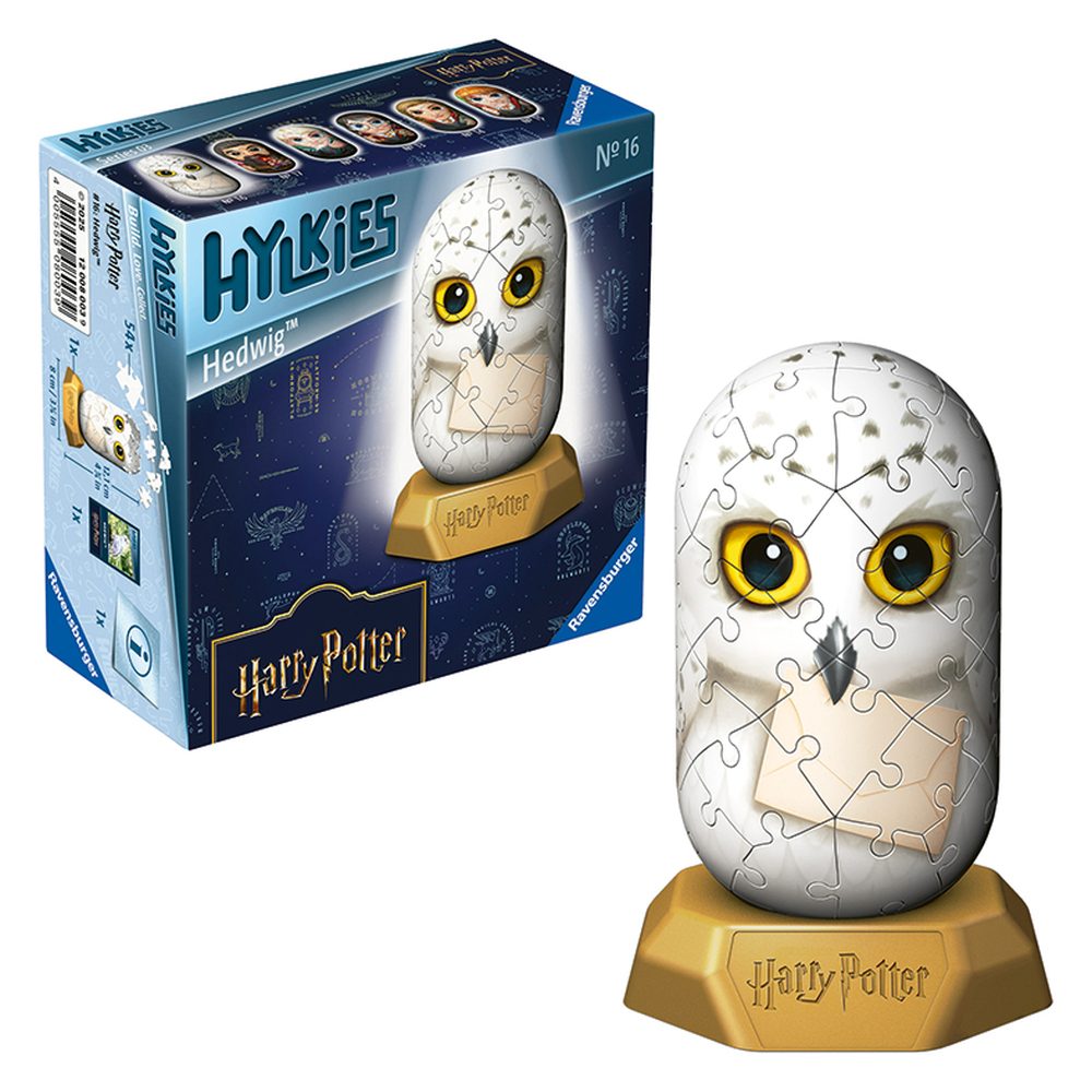 Puzzle 3D Ravensburger Hylkies Harry Potter Mini Figurina de Colectie Hedwig 54 piese - poza 1