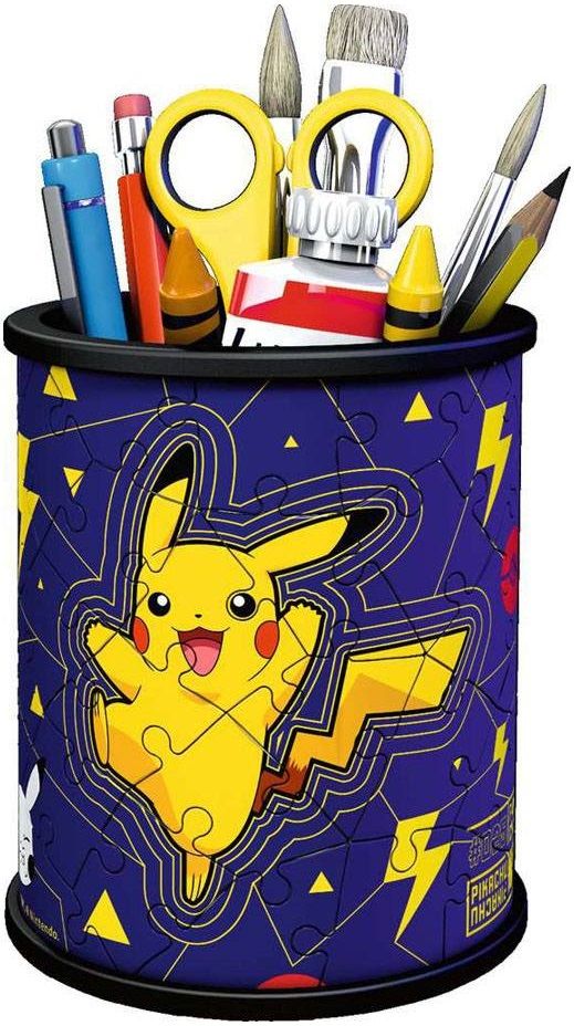 Puzzle 3D Ravensburger suport pixuri Pokemon 54 piese - poza 3