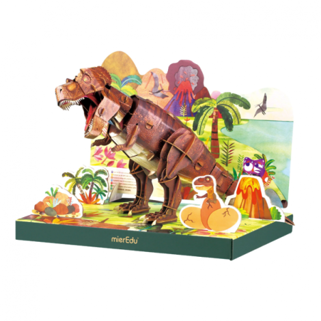 Puzzle 3D reglabil - TYRANNOSAURUS REX (deluxe) - poza 2
