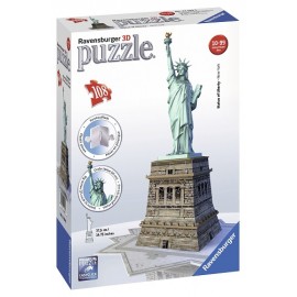 Puzzle 3d statuia libertatii 108 piese - poza 2