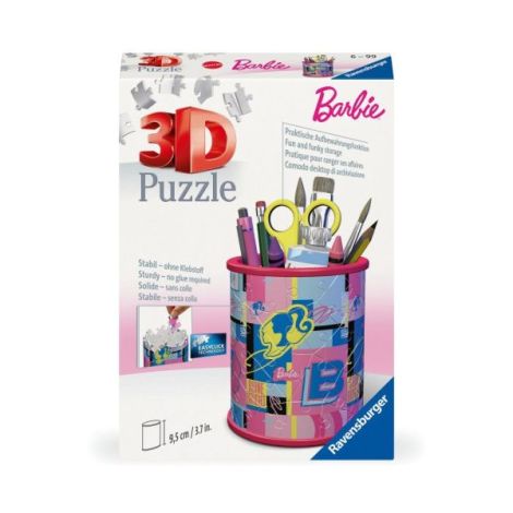 Puzzle 3D suport pixuri Barbie 54 piese - poza 2