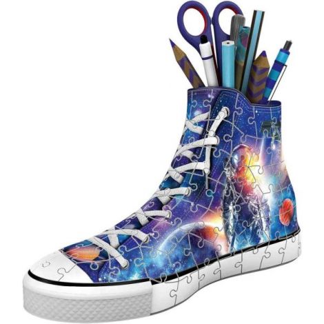 Puzzle 3D Suport Pixuri Sneaker Astronaut, 108 Piese - poza 1