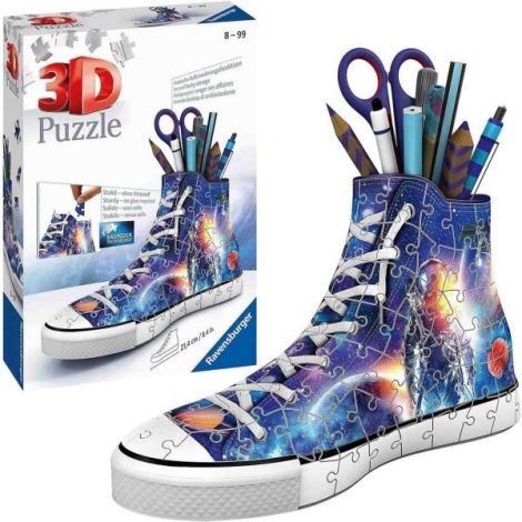 Puzzle 3D Suport Pixuri Sneaker Astronaut, 108 Piese - poza 2
