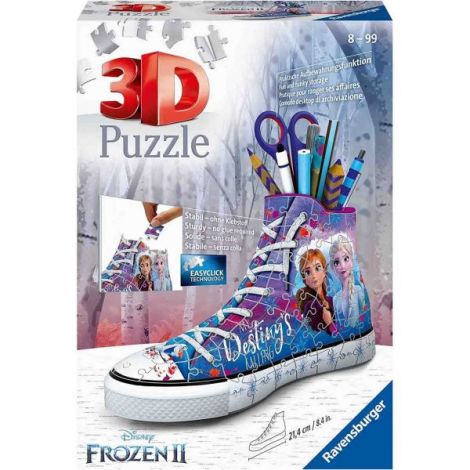 Puzzle 3D Suport Pixuri Sneaker Frozen, 108 Piese - poza 4
