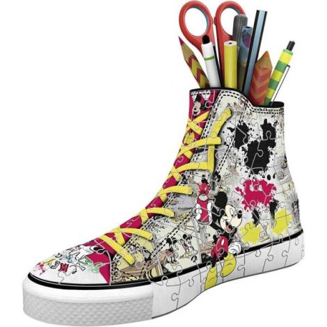 Puzzle 3D Suport Pixuri Sneaker Mickey, 108 Piese - poza 1