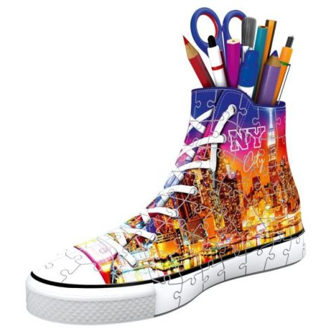 Puzzle 3D suport pixuri sneaker New York 108 piese - poza 1