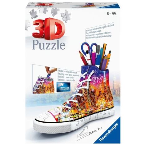 Puzzle 3D suport pixuri sneaker New York 108 piese - poza 2