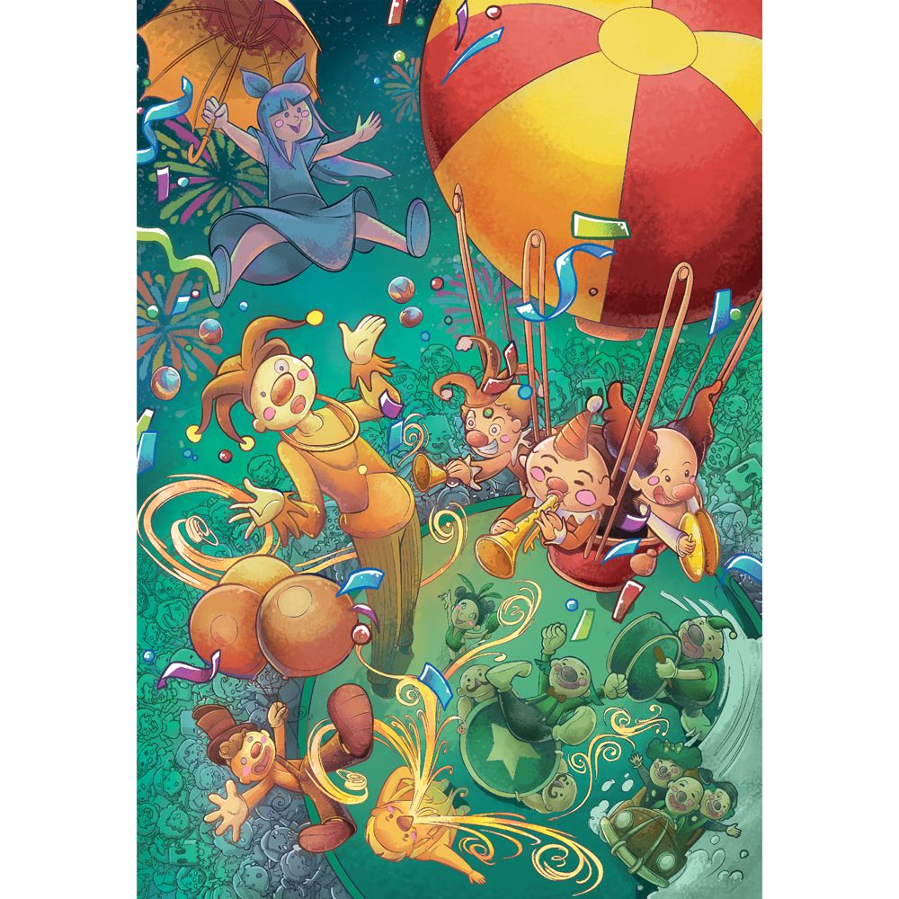 Puzzle 3x48 piese Clementoni Circus - poza 2