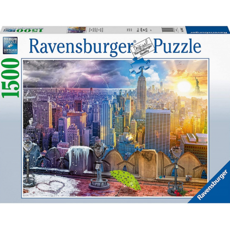 PUZZLE 4 ANOTIMPURI NEW YORK, 1500 PIESE - poza 1