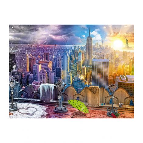 PUZZLE 4 ANOTIMPURI NEW YORK, 1500 PIESE - poza 2