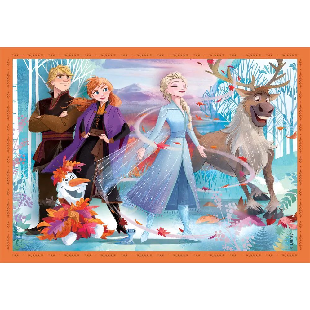 Puzzle 4 in 1 Clementoni Supercolor Frozen 2 21518 - poza 2