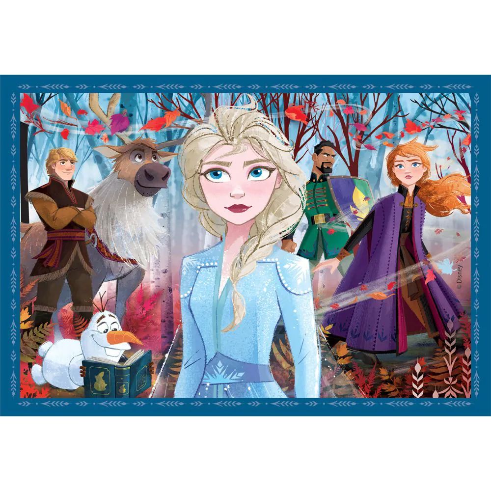 Puzzle 4 in 1 Clementoni Supercolor Frozen 2 21518 - poza 3
