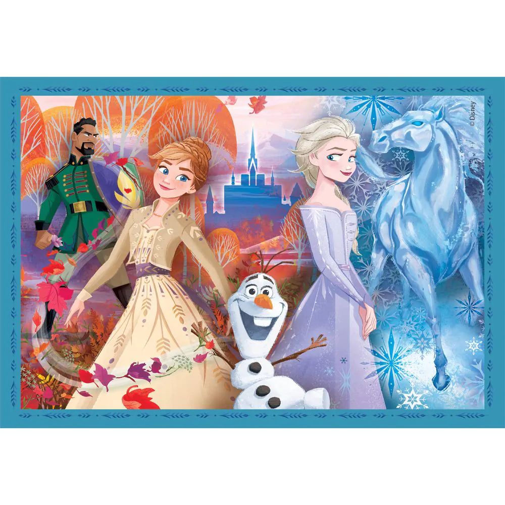 Puzzle 4 in 1 Clementoni Supercolor Frozen 2 21518 - poza 4