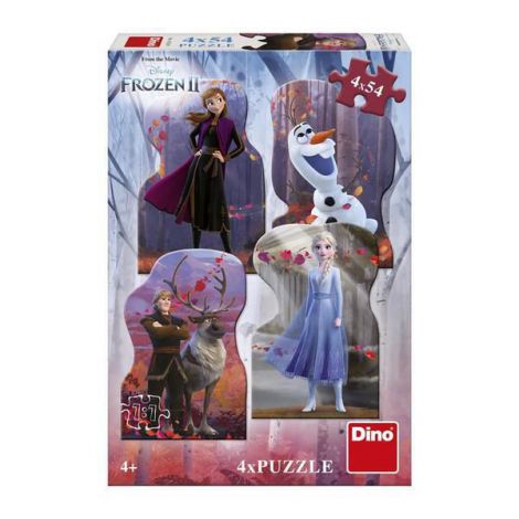 Puzzle 4 in 1 - frozen ii (54 piese) - poza 2